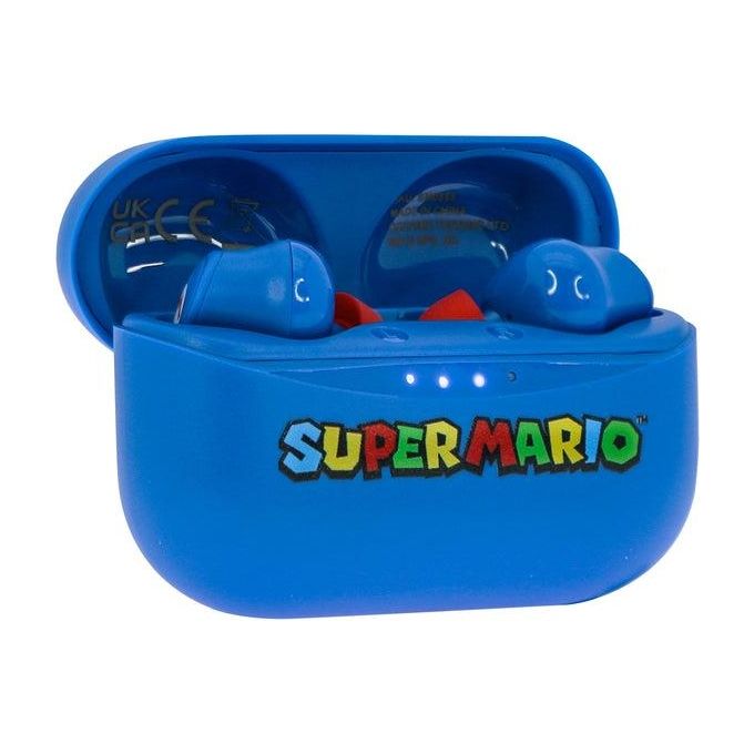 OTL Technologies SM0858 Super Mario Auricolari TWS In-ear Bluetooth 5.0 Microfono Integrato 25h Autonomia colore Blu