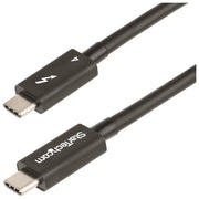 StarTech.com TBLT4MM1M Cavo Thunderbolt 4 1m 40Gbps PD 100W Video 8K USB4 certificato Intel colore Nero