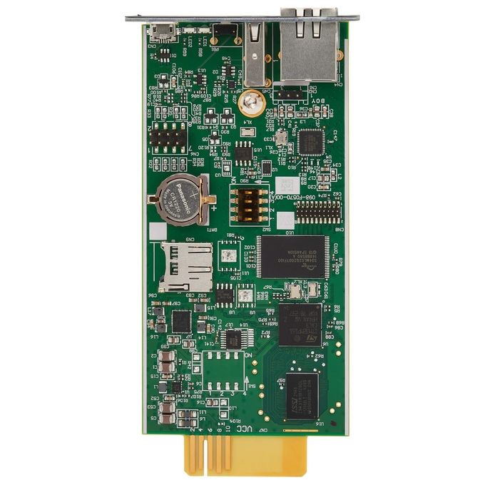 Eaton NETWORK-M3 Scheda di rete e adattatore interno Ethernet 1000 Mbit-s Tecnologia Cablato Interfaccia MiniSlot Gigabit Ethernet colore Nero