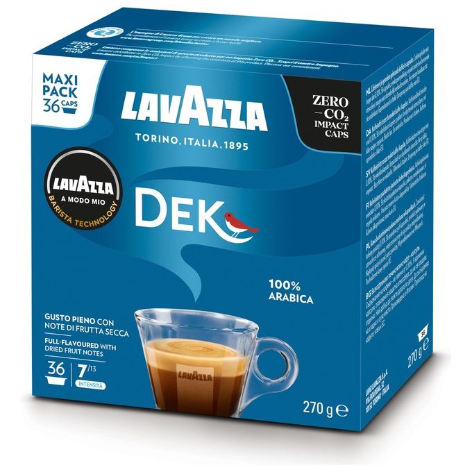 Lavazza Confezione 36 Caps Dek Cremoso