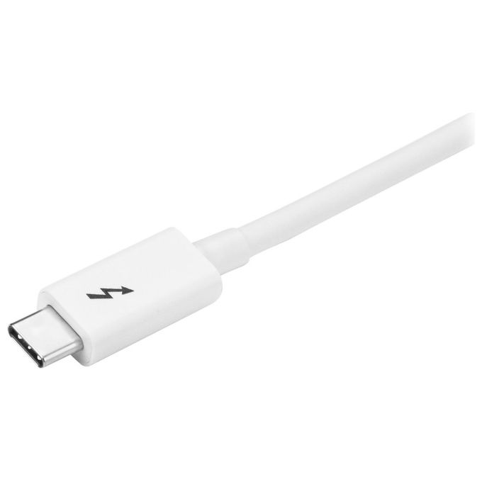 StarTech TBLT3MM1MW Cavo Thunderbolt 3 20 Gbps 100W PD 4K 60Hz USB-C Bianco