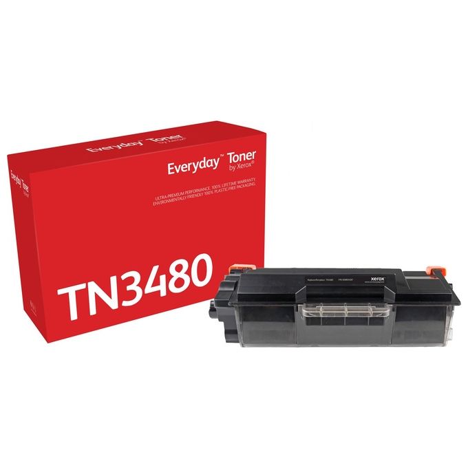 Xerox TN-3480 Everyday Toner compatibile Brother 8000 pagine colore Nero