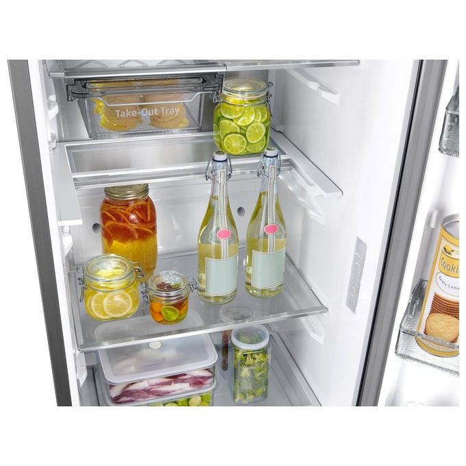 Samsung RR39C7BC5S9 Twin AI Frigorifero Monoporta 387 L 186 cm Classe E 39 dB Total No Frost Wi-Fi colore Inox
