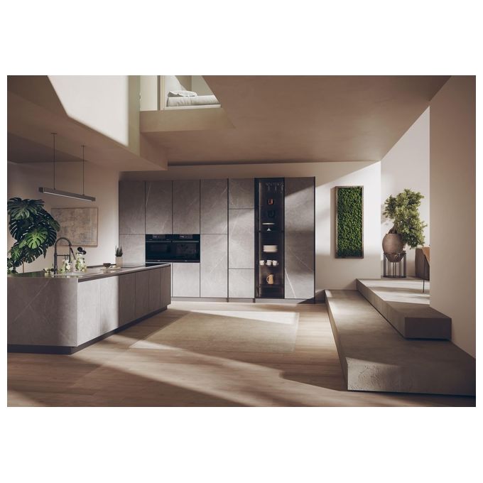 Haier 33703230 I-Message Steam Series 6 Forno da incasso elettrico a vapore 70 L Classe A+ Wi-Fi Bluetooth hOn pirolitico (59.5x59.5x56.8 cm) colore Nero