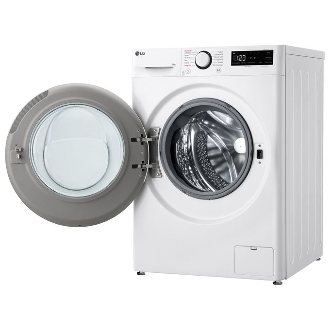 LG F4R5009TSWW - Lavatrice Libera Installazione 9 kg, Classe A-10%, Centrifuga 1400 giri-min, AI DD + TurboWash + Vapore, (85 × 60 × 56 cm), Bianco