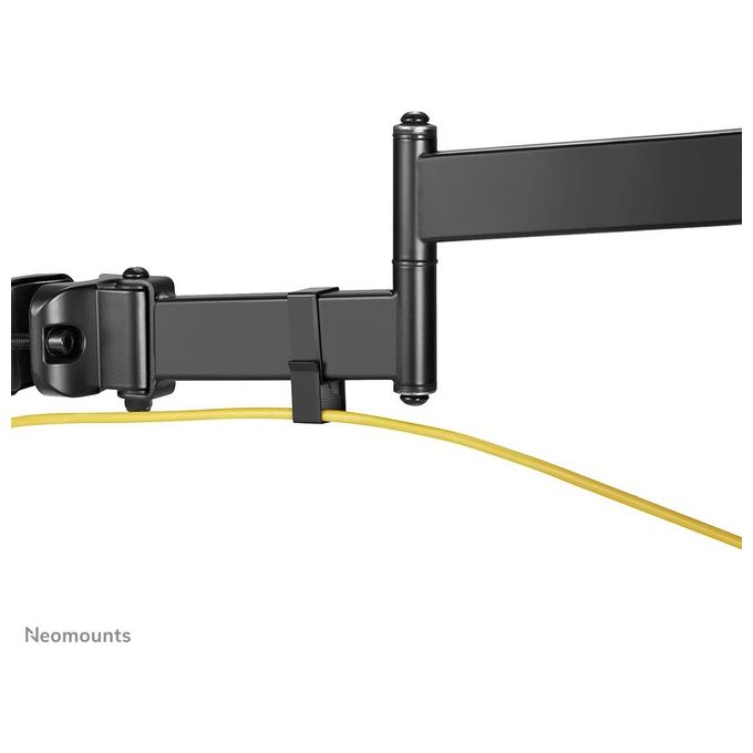 Neomounts FL40-450BL14 Supporto Palo per TV 32-55 Pollici VESA 75x75 a 400x400 Inclinabile e Girevole 180° colore Nero