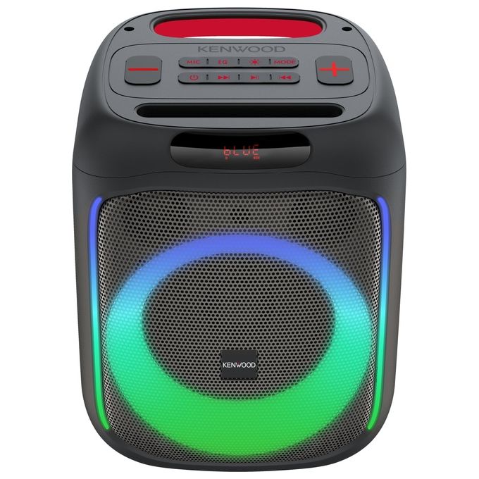Kenwood AS-P200BT Altoparlante da festa 50 W Bluetooth MicroSD USB 10 h autonomia colore Nero
