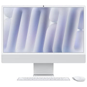 Apple MWUU3T-A iMac 24'' PC All-in-one Chip M4 CPU 10-core GPU 10-core 16GB RAM 256GB SSD macOS Sequoia colore Argento