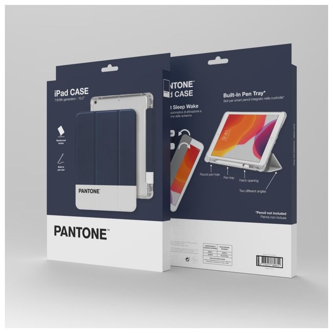 Pantone Cover per iPad 7-8 9 Gen Navy