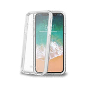 Celly Hexagon Cover per iPhone XS-X Bianco