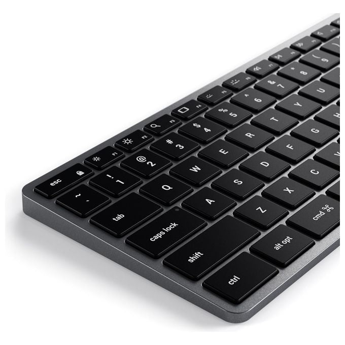 Satechi ST-UCSW3M-IT Slim W3 Tastiera Cablata USB-C QWERTY Italiano Retroilluminata colore Grigio