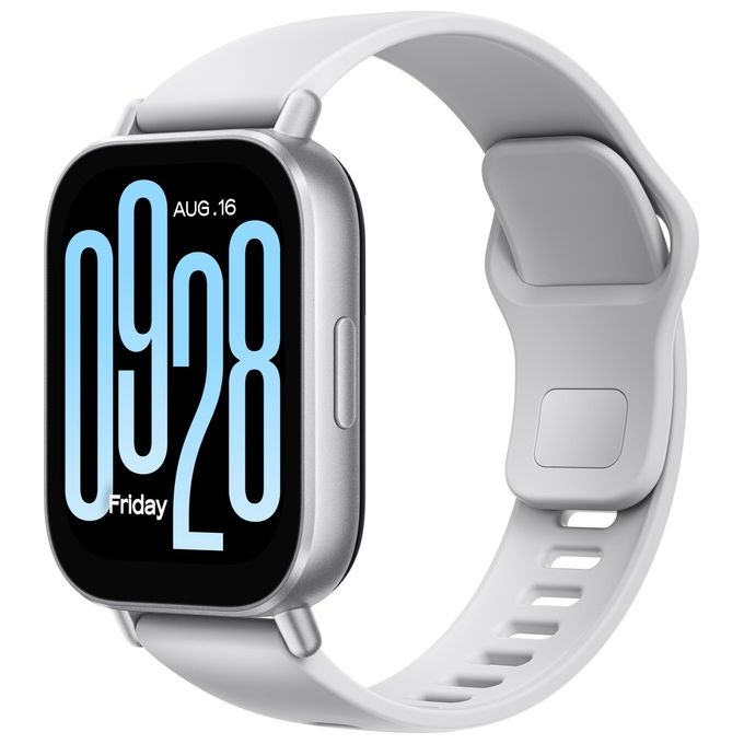 Xiaomi BHR8790GL Redmi Watch 5 Active Smartwatch LCD 2'' 470 mAh 18 giorni BT 5.3 SpO2 Cardio 5 ATM colore Argento