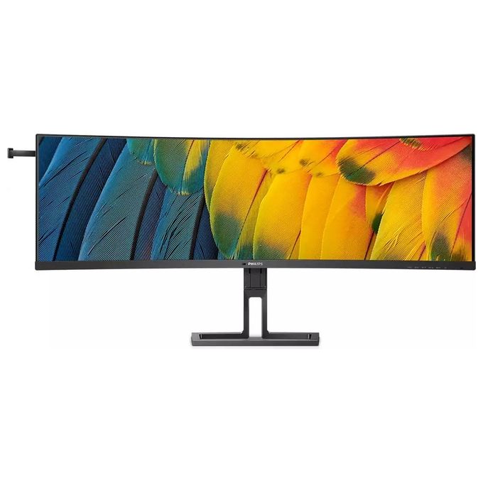 Philips 45B1U6900CH-00 Serie 6000 Monitor PC 44.5'' UltraWide DQHD 5120x1440 VA Curvo 32:9 USB-C Docking Webcam 5MP KVM colore Nero