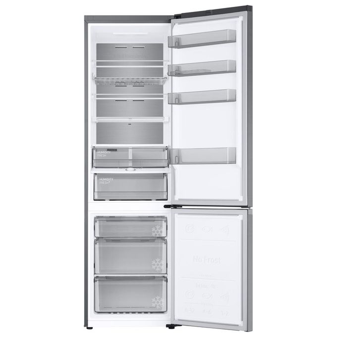 Samsung RB38C7AGWS9-EF Frigorifero Combinato 387 L 203 cm Classe A 29 dB No Frost Twin Cooling Wi-Fi colore Silver