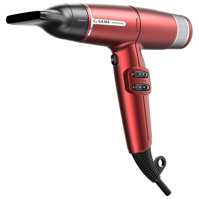 Ga.ma PH6030.RD iQ Lite Asciugacapelli 1500 W Tecnologia Ionica Oxy-Active Motore Brushless 2 Velocita' 3 Temperature Diffusore colore Rosso