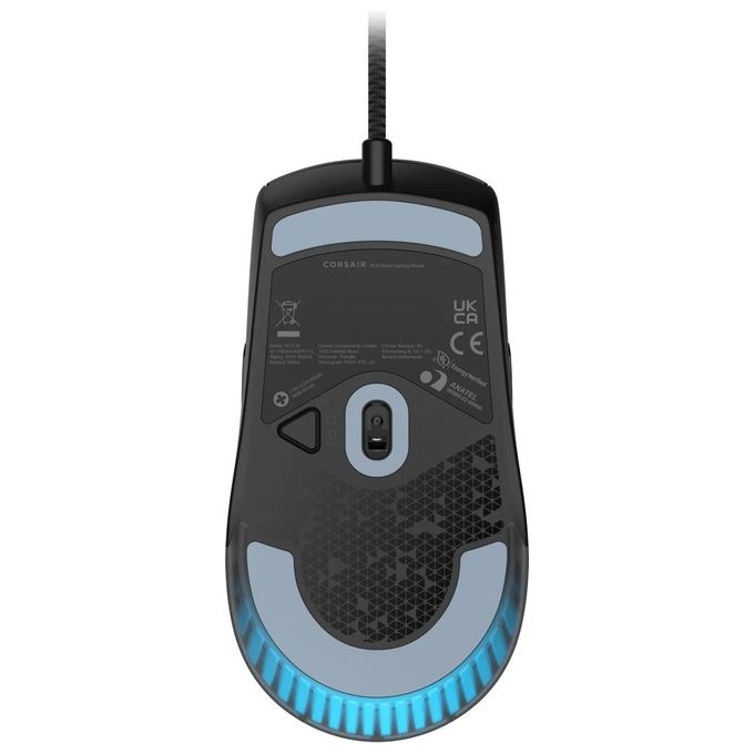 Corsair CH-930D010-EU M75 Lightweight RGB Mouse Gaming Ottico 26000 DPI USB Tipo A Programmabile Memoria Integrata Illuminazione RGB Peso 74 g colore Nero