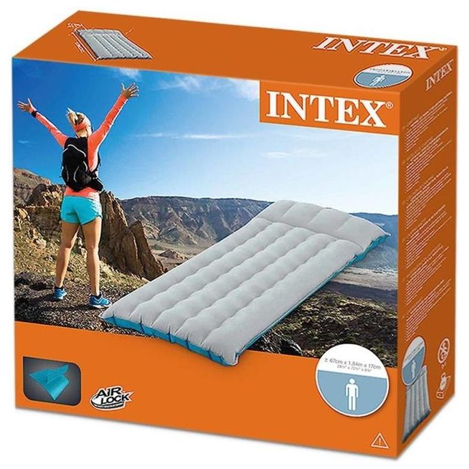 Intex Materasso Camping Laminato 184x67x17cm