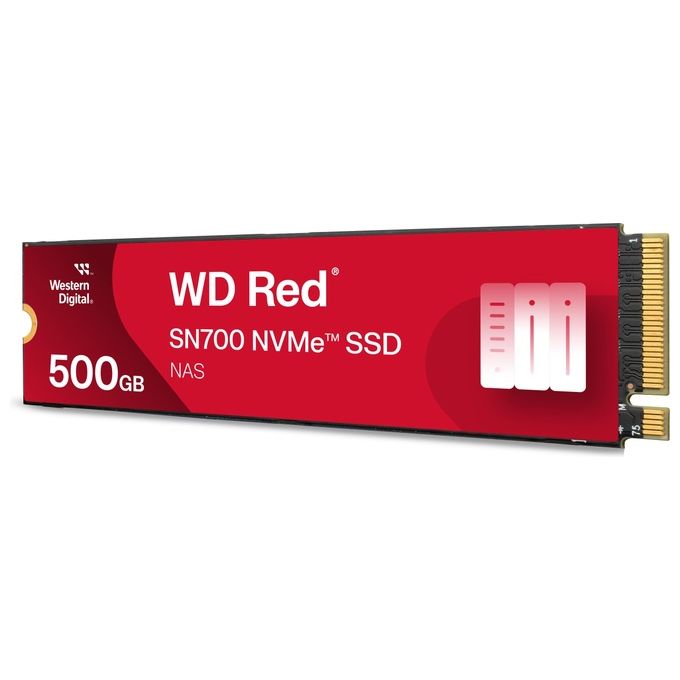 Western Digital WDS500G1R0C Red SN700 SSD M.2 2280 500 GB PCIe 3.0 x4 NVMe per NAS 3430 MB-s