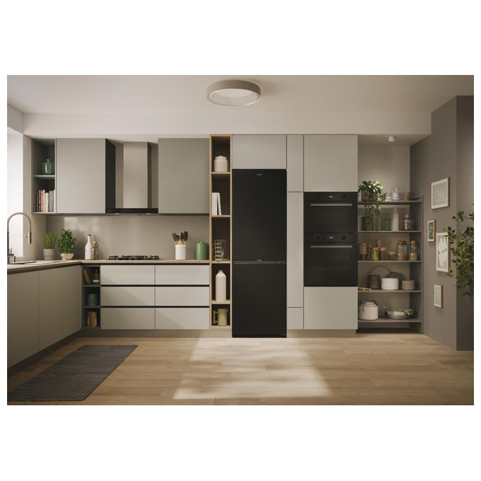 Candy CNCQ2T618EB Fresco 300 Frigorifero Combinato 355 L 185 cm Classe E 38 dB No Frost colore Nero