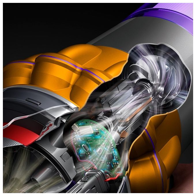Dyson 448798-01 V15s Detect Submarine Aspirapolvere senza filo secco e bagnato ciclonica 0,76 L 240 AW 60 min colore Nichel Giallo