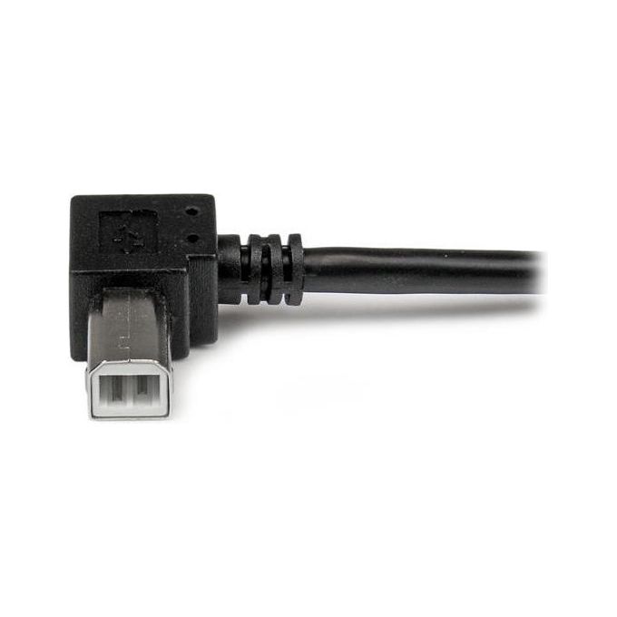 StarTech Cavo USB 2.0 A a B con angolare destro da 3 m - M-M