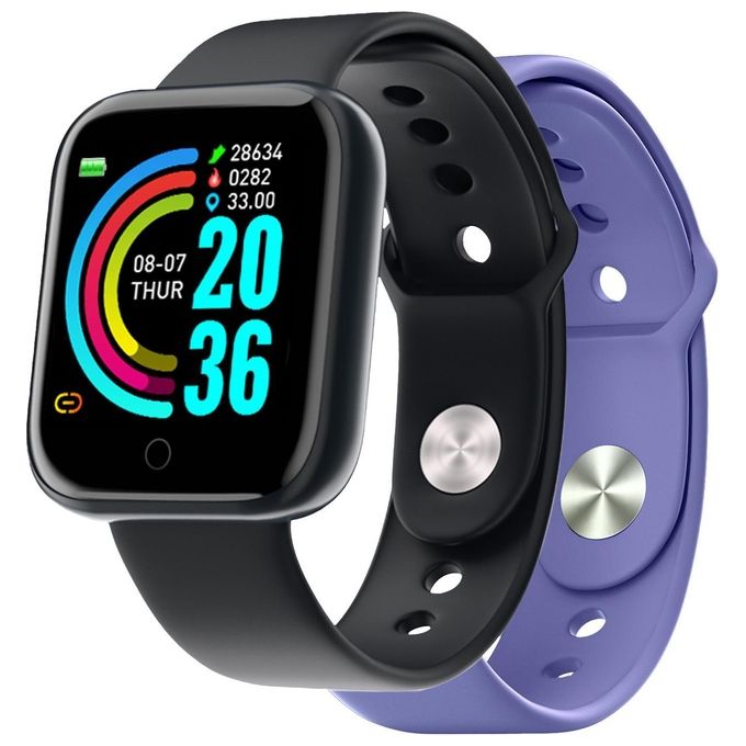 Celly TRAINERBEAT Smartwatch 1.44'' Fitness Tracker Cardiofrequenzimetro Monitor Sonno Notifiche Android iOS IP67 colore Nero