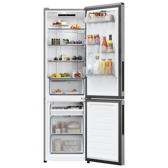 Candy CNCQ2T518EX City Fresco 300 Frigorifero Combinato 279 L 182,5 cm Classe E 38 dB No Frost Multi Airflow colore Inox