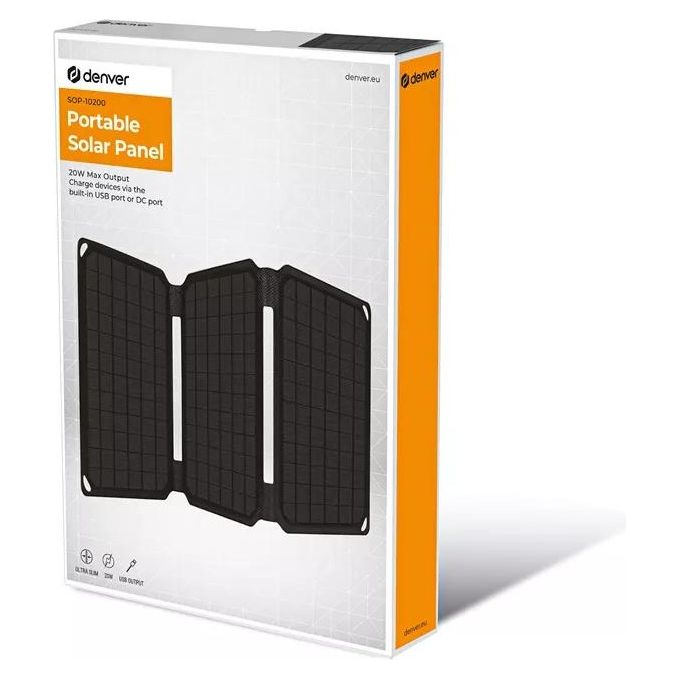 Denver Pannello Solare 20W per Power Station PPS-42000