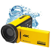 Easypix 24013 Aquapix WDV5630 Videocamera palmare 13 MP 4K Ultra HD con HDMI e USB 2.0 colore Giallo