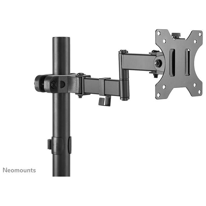 Neomounts FL40-450BL11 Supporto Palo per TV Full Motion 17-32'' VESA 75x75 100x100 mm Inclinazione -30 - 30° Rotazione 360° colore Nero