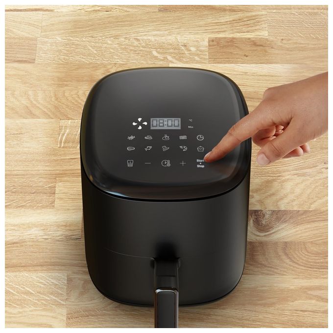 Tefal EY145810 Friggitrice ad aria 3 L 1300 W 10 programmi Display digitale colore Nero