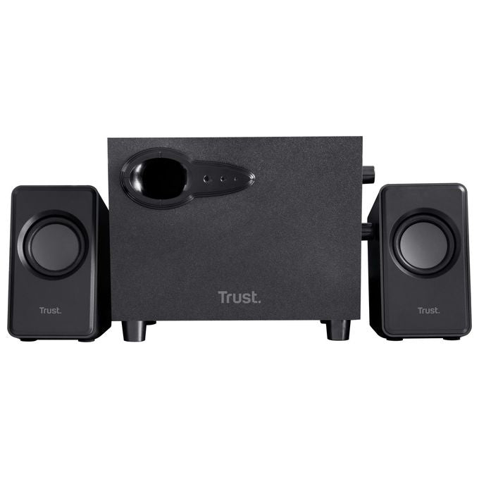 Trust Avora Set Altoparlanti 2.1 Subwoofer Potenza di 18W RMS Totali, Nero