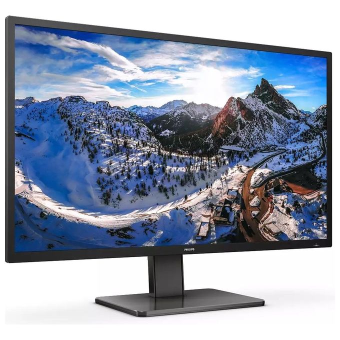 PHILIPS 439P1-00 Monitor 43'' 4K UHD Pannello VA HDR400 USB-C Hub USB KVM Switch Multiview colore Nero