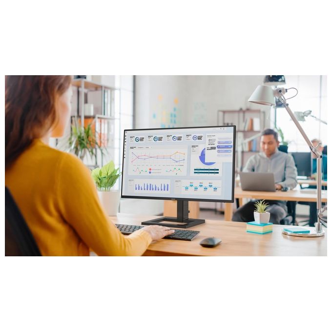 Philips 24E1N1300AE Serie 1000 Monitor PC 23.8'' Full HD IPS 100Hz USB-C 65W Hub USB Altoparlanti Regolabile in Altezza colore Nero