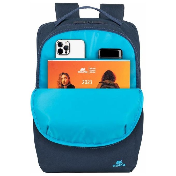 Rivacase 7764 Ulsan Zaino Porta PC 15.6'' Idrorepellente Poliestere Urbano colore Blu Scuro