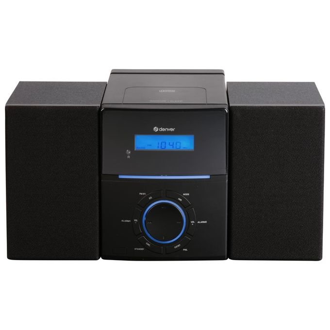Denver MCA-240 Microsistema Audio per la Casa Lettore CD Radio FM 40 W Display LCD Telecomando colore Nero