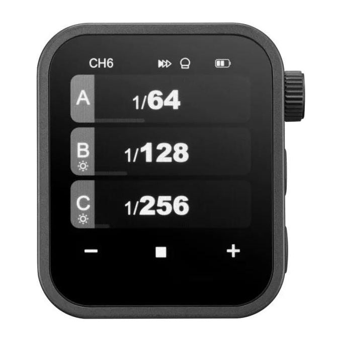 GODOX D260971 X3 Trasmettitore Radio Flash TTL Compatibile Sony con Schermo Touch OLED Batteria Integrata Ricaricabile via USB-C Portata fino a 100 m colore Nero
