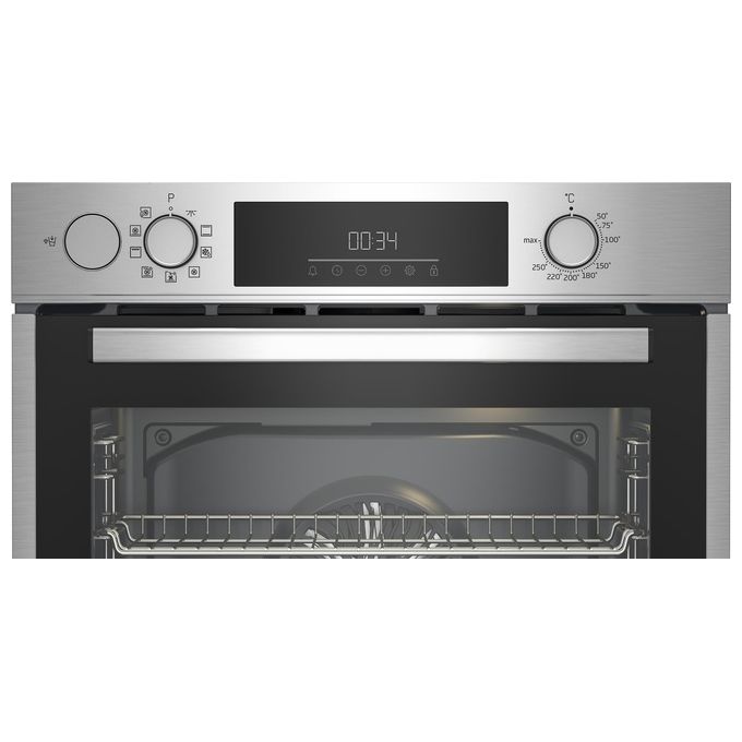 Beko 7757883879 Beyond Forno da incasso Multifunzione a Vapore 72 L Classe A+ SteamAssist AeroPerfect (59.4x59.5x56.7 cm) colore Acciaio inox
