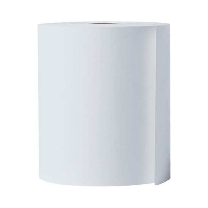 Brother W128277708 Rotolo Carta Termica Continua 76 mm x 42 m Non Adesiva Compatibile Serie RJ e TD colore Bianco