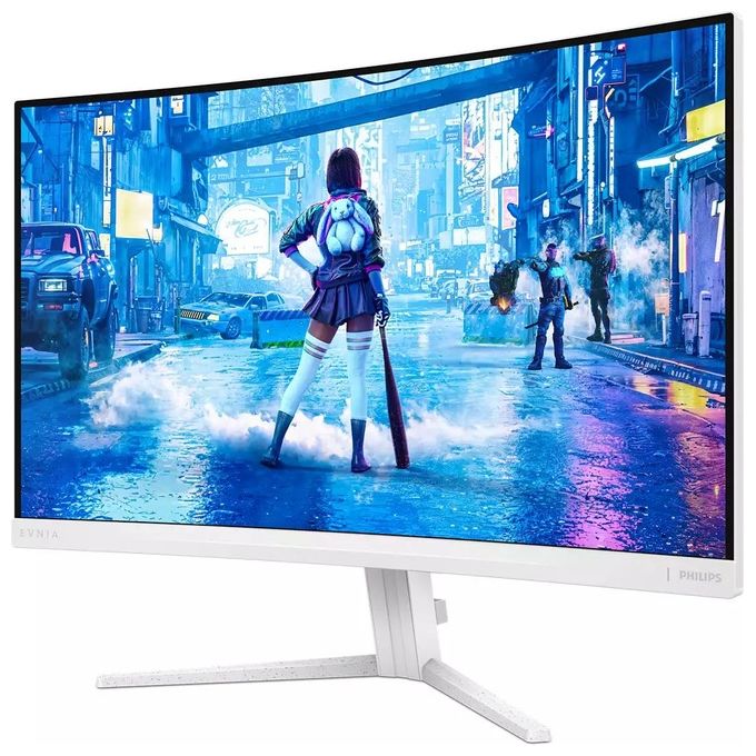 Philips 27M2C5201L-00 Evnia Monitor Gaming Curvo 27'' Full HD 1920x1080 180Hz 1ms VA FreeSync HDR10 colore Bianco
