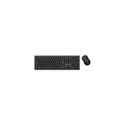 Atlantis Land KIT_ Basic 300W P013-AX280GM Tastiera MM Wireless con Mouse Ottico Wireless 3 TastiScroll Ricevitore Nano-Size Usb Nero