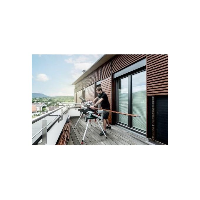 Metabo 614216650 Troncatrice a Batteria KGS 18 LTX BL 216 Motore Brushless 18V 2x5,2 Ah con Funzione di Trazione e Lama 216 mm colore Nero