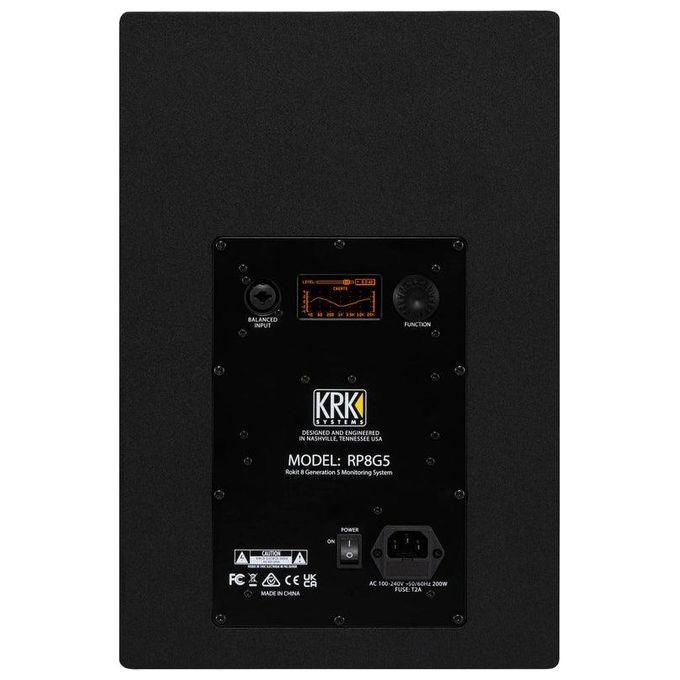 KRK RP8G5 Rokit RP8 G5 Monitor da Studio 2 vie 8'' 32 - 40000 Hz 111 dB colore Nero