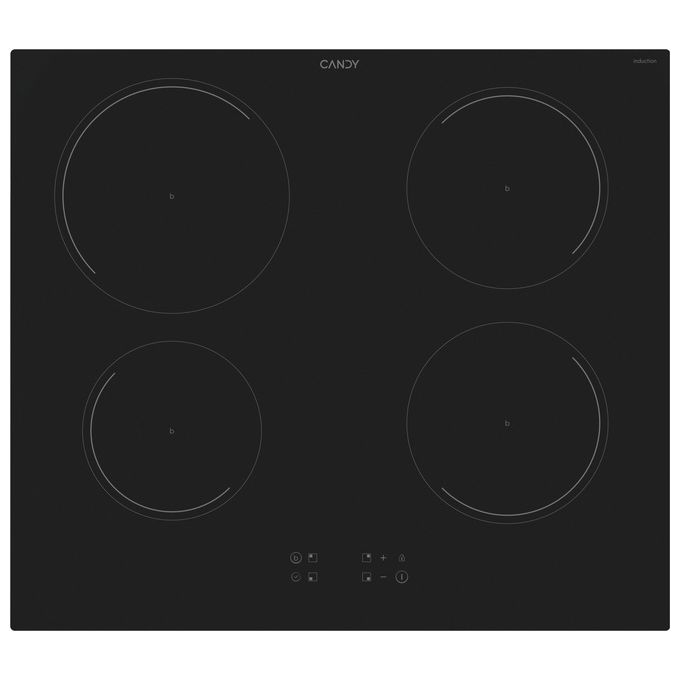 Candy KRCDJ642 Idea Piano cottura a induzione 59 cm 4 zone cottura Touch Booster Power Management colore Nero