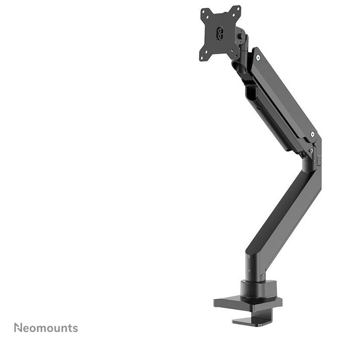 Neomounts NM-D775BLACKPLUS Braccio per Monitor 10-49'' con Molla a Gas Regolabile in Altezza e Rotazione 360° colore Nero