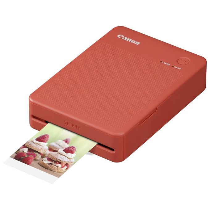 Canon QX20-RD SELPHY QX20 Stampante Fotografica Portatile Sublimazione Wi-Fi 2 formati USB-C colore Rosso
