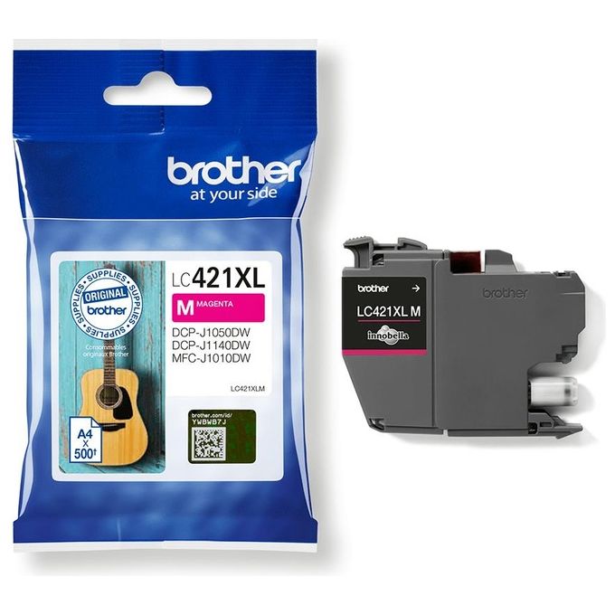 Brother LC-421XLM Cartuccia d'Inchiostro Originale Resa Elevata XL Magenta