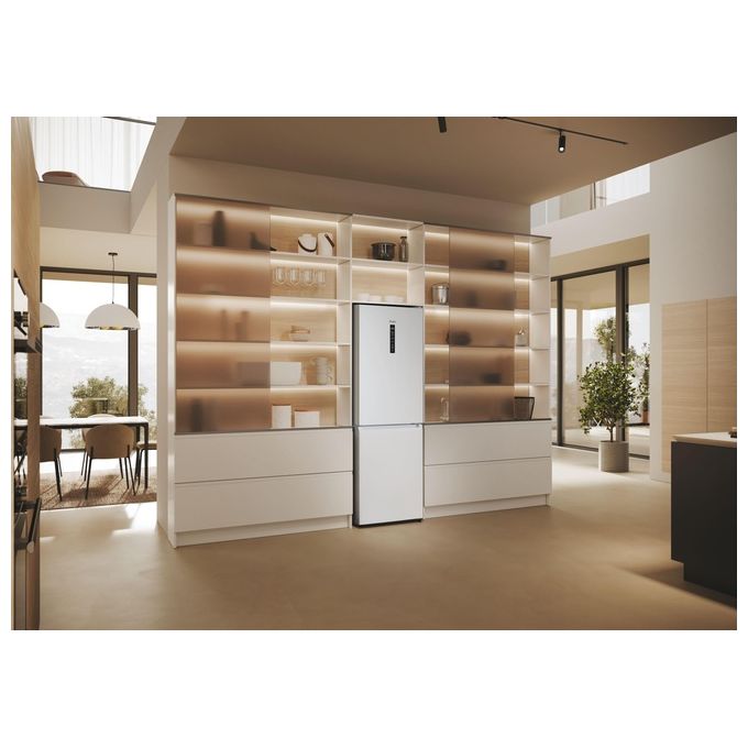Haier HDPW5618DNPW Serie 5 Pro Frigorifero Combinato 352 L 185 cm Classe D 35 dB No Frost Wi-Fi colore Bianco