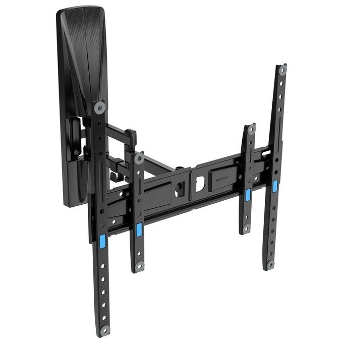 Meliconi 480879 Extra XDR200400 CG Staffa TV Parete Doppio Braccio 32'' 65'' VESA 200 300 400 Portata 30 Kg colore Nero
