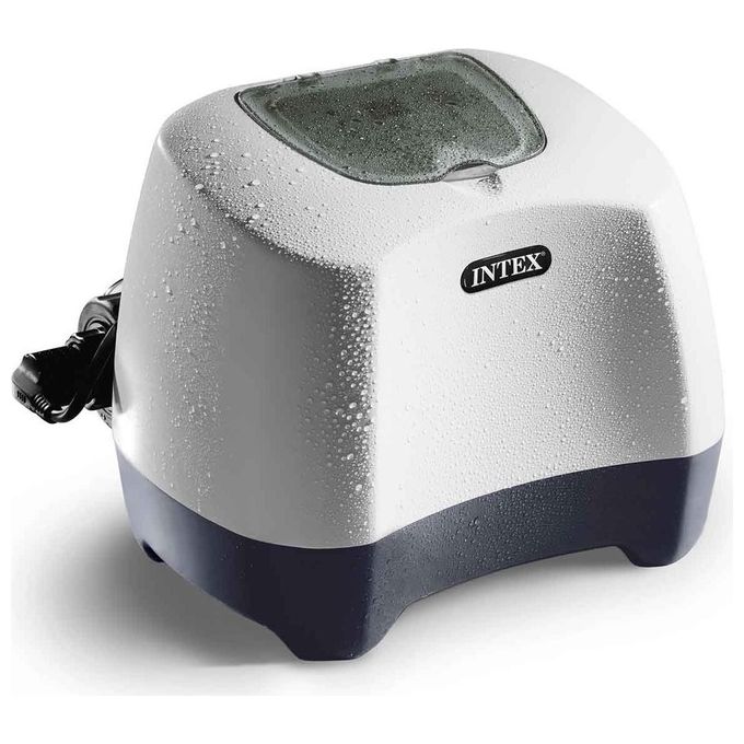 Intex 26666 Generatore Salino di Cloro Krystal Clear per Pompa Filtro 6056-15140 L-h Produzione Cloro 11 g-h per Piscine fino a 56800 L Plastica Bianco Flusso Pompa 6056-15140 L-h cloro 11 g-h
